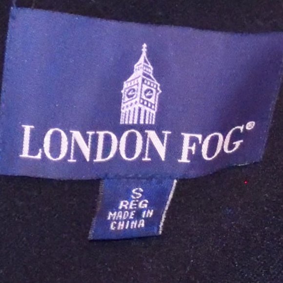 London Fog Womens Plum Coat Zippered Liner Size S Regular Raincoat Jacket Purple - Picture 10 of 13